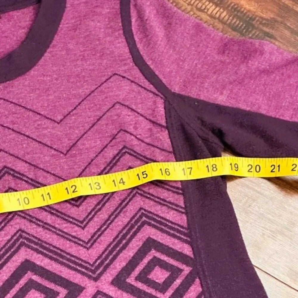 Prana Organic Sweater Dress ✨ Magenta/Purple Boho Athleisure Size - Picture 9 of 11